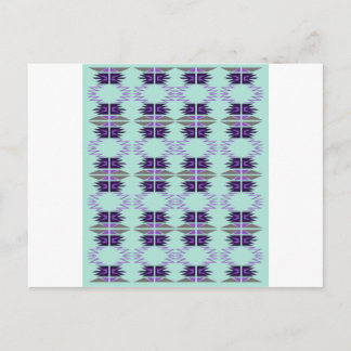 Luxuriöse Design-Azteken, Mint-Edition Postkarte