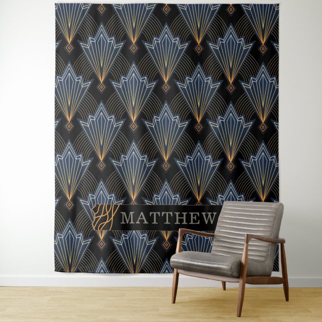 Luxuriöse Elegante Art Trendy Deko Pattern Wandteppich (Beispiel)