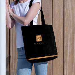 Luxuriöse elegante Gold moderne schwarz mit Monogr