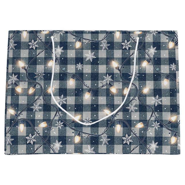 Luxuriöse Feiertags-Geschenktasche Große Geschenktüte (Vorderseite)