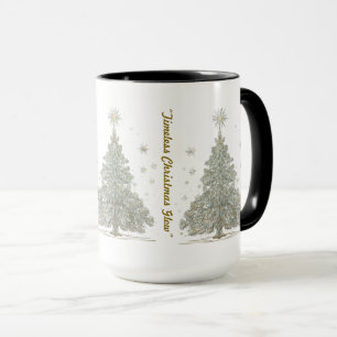 „Luxuriöse Feiertagsstrahlung“ Tasse