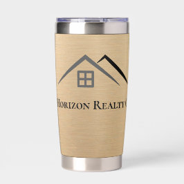 Luxuriöse Flaschen aus Metallic Gold Real Anwesen Thermobecher