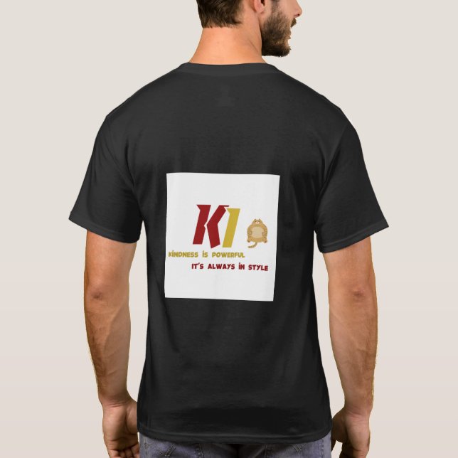 Luxuriöse Floral Cascade T-Shirt (Rückseite)