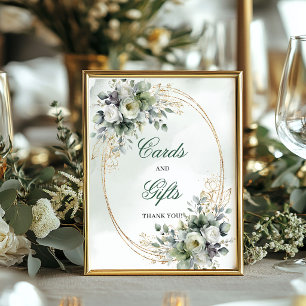 Luxuriöse florale botanische Boho-Karten und Gesch Poster