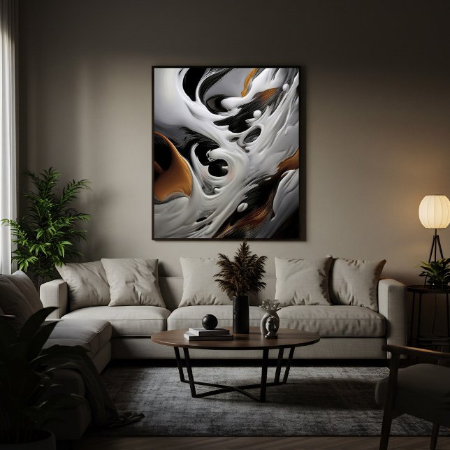 Luxuriöse Fluidkunst Leinwanddruck (Von Creator hochgeladen)