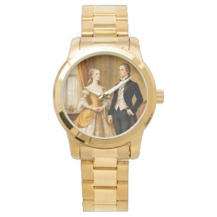 Luxuriöse Frauen beobachten, Royal Couple, Europea Armbanduhr