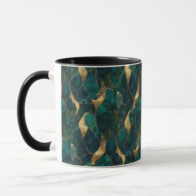Luxuriöse geometrische Abstrakte Combo-Tasse Tasse (Links)
