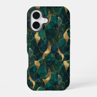 Luxuriöse geometrische abstrakte iPhone 16 Tough C Hülle