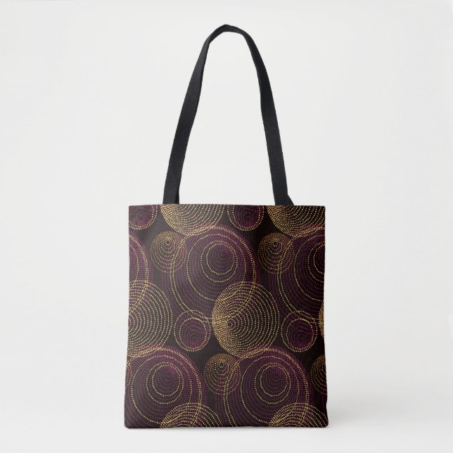 Luxuriöse geometrische Gold Print (Vorderseite)