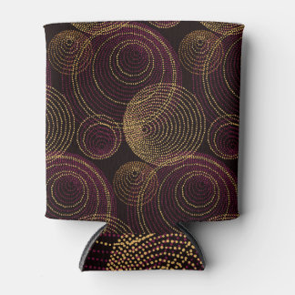 Luxuriöse geometrische Gold Print Dosenkühler