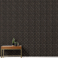 Luxuriöse Gold Black Geometrie