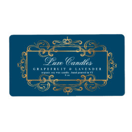 Luxuriöse Gold Foil Wirbel Elegantes Aquamarines P