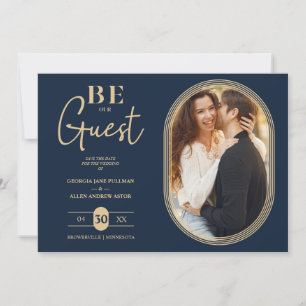 Luxuriöse Golden Oval Rahmen Charmantes Foto Hochz