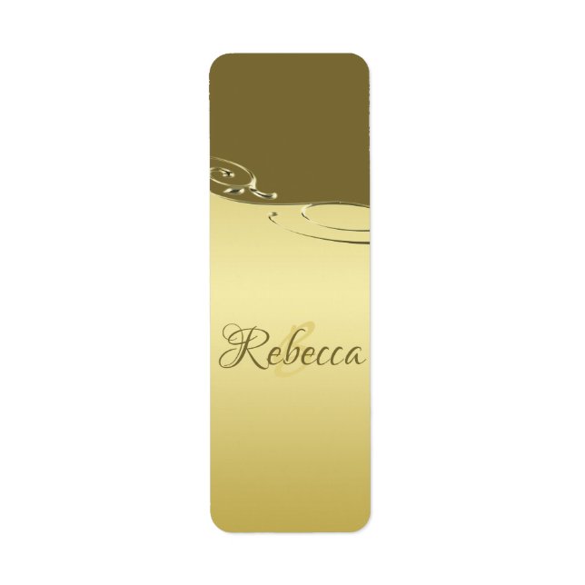 Luxuriöse goldene Metall dekoriert auf militärisch (Vorne)