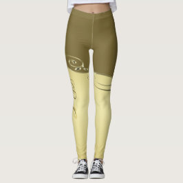 Luxuriöse goldene Metall dekoriert auf militärisch Leggings