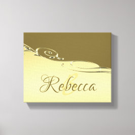 Luxuriöse goldene Metall dekoriert auf militärisch Leinwanddruck