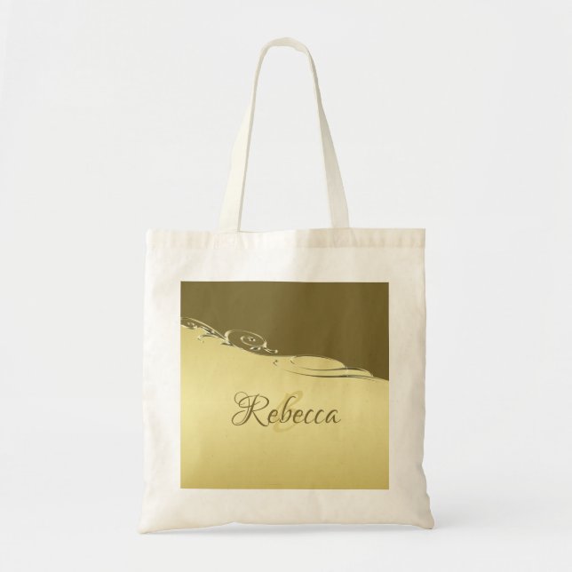 Luxuriöse goldene Metall dekoriert auf militärisch Tragetasche (Vorne)