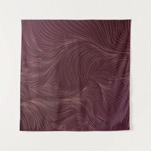 Luxuriöse goldene Tapete. Art Deco Muster. Vintag Wandteppich