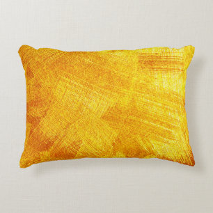 Luxuriöse goldene Textur, abstrakter Hintergrund. Dekokissen