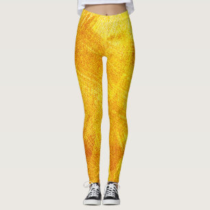 Luxuriöse goldene Textur, abstrakter Hintergrund. Leggings