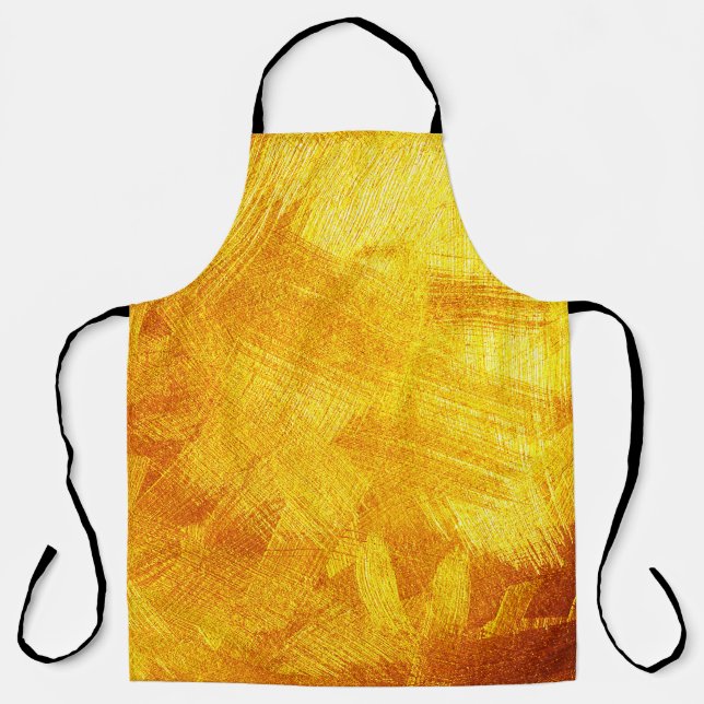 Luxuriöse goldene Textur, abstrakter Hintergrund. Schürze (Vorderseite)