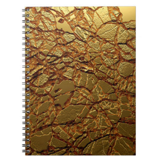 Luxuriöse goldene Textur. Notizblock