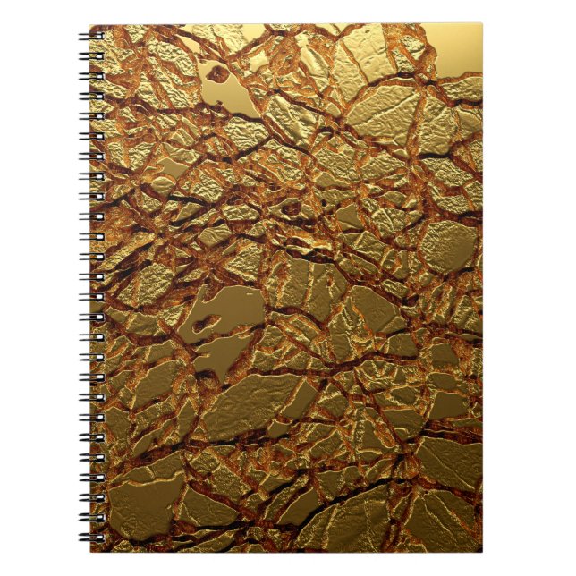 Luxuriöse goldene Textur. Notizblock (Vorderseite)