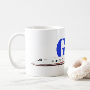 Luxuriöse Gulfstream IV Private Jet Kaffeetasse