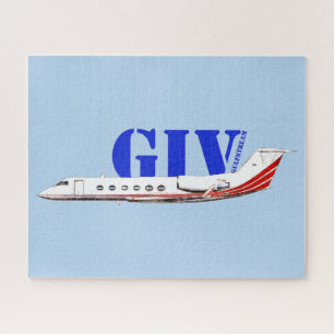Luxuriöse Gulfstream IV Private Jet Puzzle