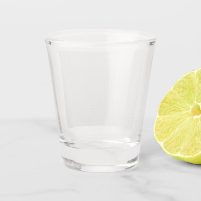 Luxuriöse Hochzeitsfeiergestaltung Schnapsglas (Rückseite)