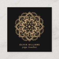 Luxuriöse Imitate Gold Glitzer Boho Mandala Black