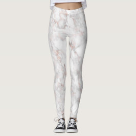 Luxuriöse Imitate Rose-Gold Marmor Leggings