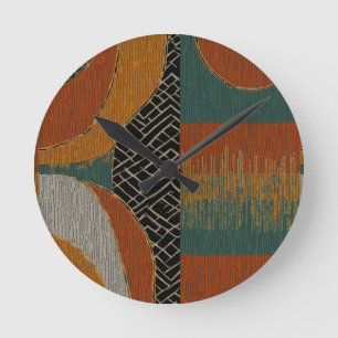 Luxuriöse Insel Afrikanische Karibik Runde Wanduhr