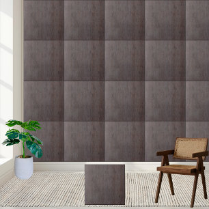 Luxuriöse Keramik aus dunklem Holz Fliese