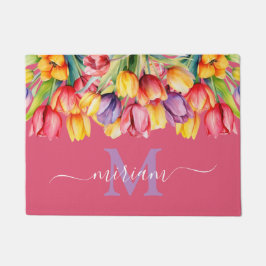 Luxuriöse Kitchen Floor Mat: Frühlingsblumen Gelb Fußmatte