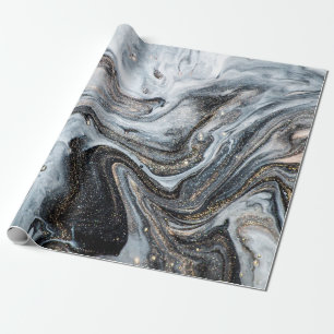 Luxuriöse Kunst im orientalischen Stil. Goldener S Geschenkpapier