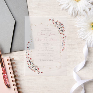 Luxuriöse künstlerische Botanische Paisley Hochzei