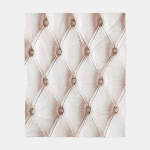 Luxuriöse Ledertextur, alte Rose Fleecedecke