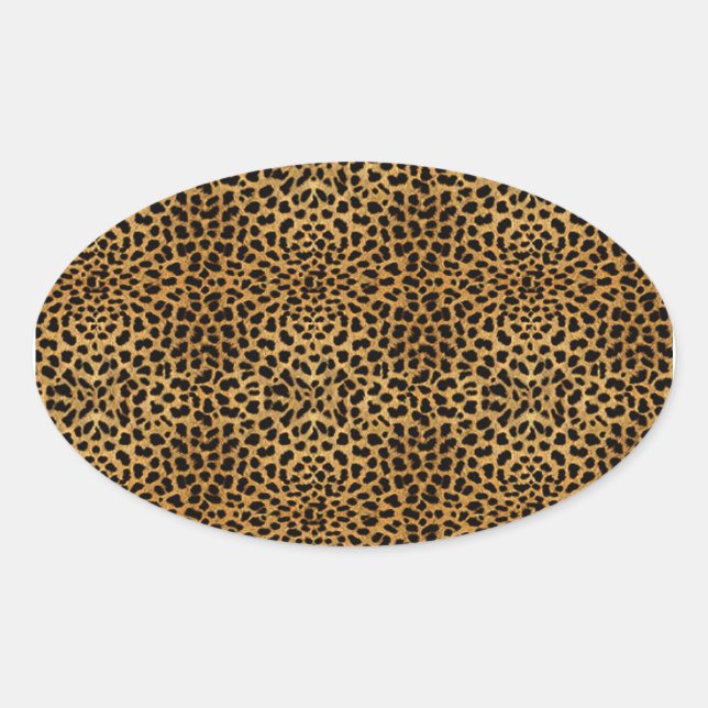 Luxuriöse Leopard Umschlag Aufkleber Sticker Leopa (Vorderseite)