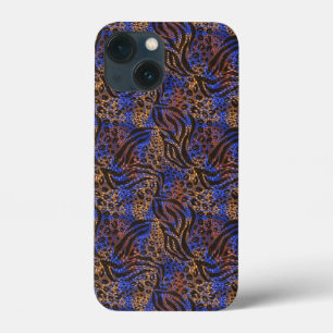 Luxuriöse Leopard- und Zebra-Druckmuster Case-Mate iPhone Hülle
