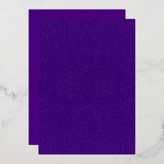 Luxuriöse Lila Foil Invitation Card - individuell Folieneinladung