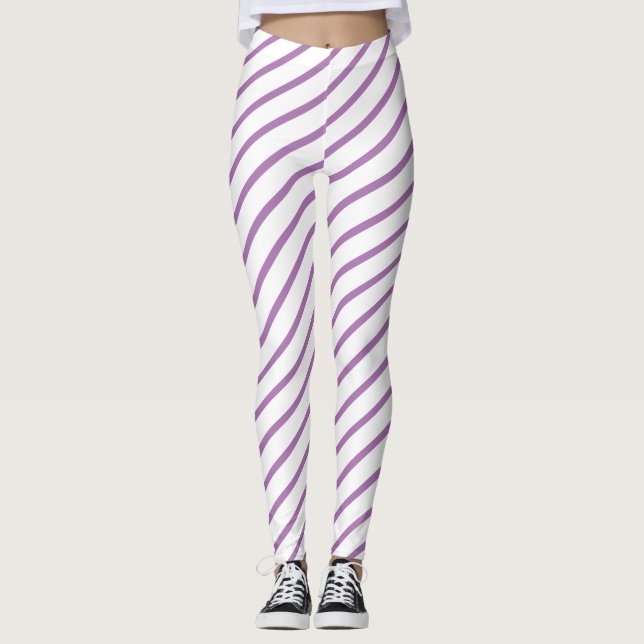 Luxuriöse, Lila Leggings von höchster Qualität (Vorderseite)