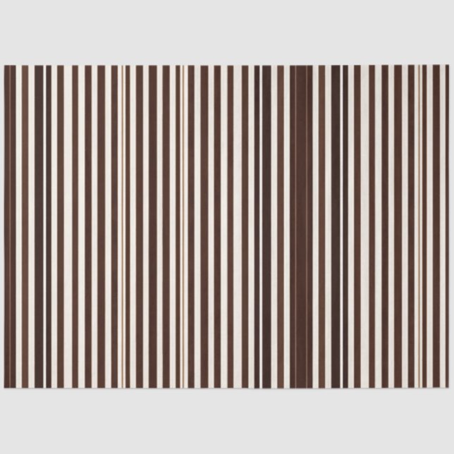 Luxuriöse Linen Moderne Braun-White Texture Collec Seidenpapier (Vorderseite)