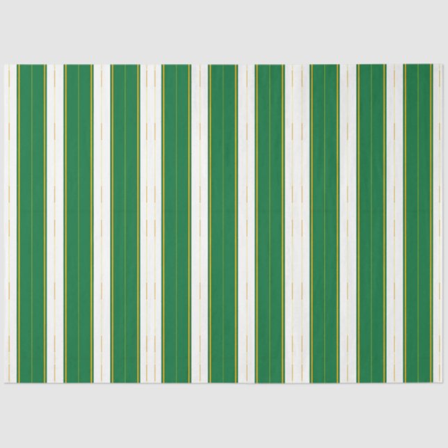 Luxuriöse Linen Moderne Green Gold Texture Collect Seidenpapier (Vorderseite)