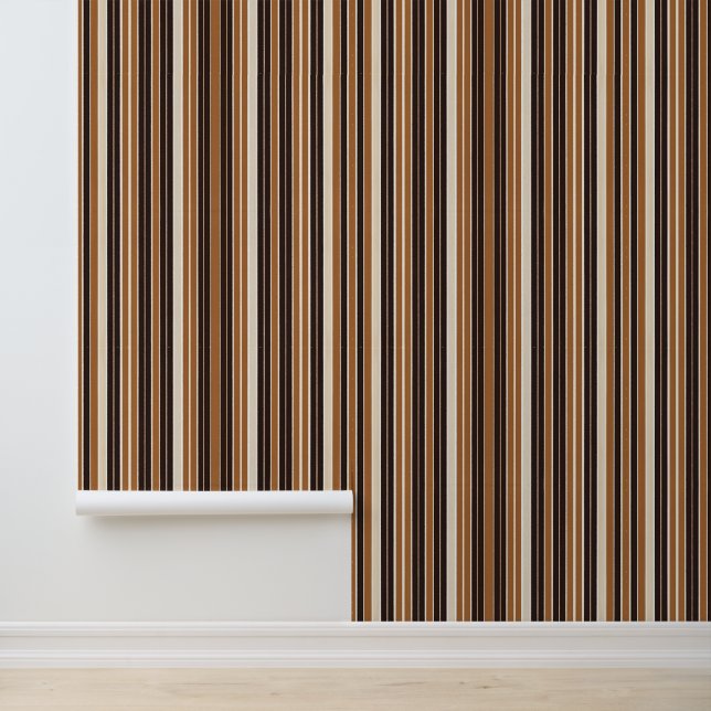 Luxuriöse, moderne, braune Textur-Kollektion Tapete (Anwendung)