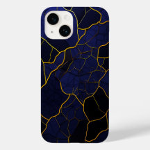 Luxuriöse moderne goldene Navy Texturmuster