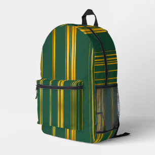 Luxuriöse moderne grüne Gold Textur Kollektion Bedruckter Rucksack