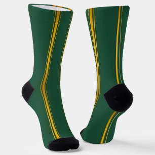 Luxuriöse moderne grüne Gold Textur Kollektion Socken