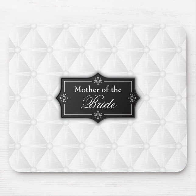 Luxuriöse Mutter der Braut Hochzeit | Mousepad (Vorne)