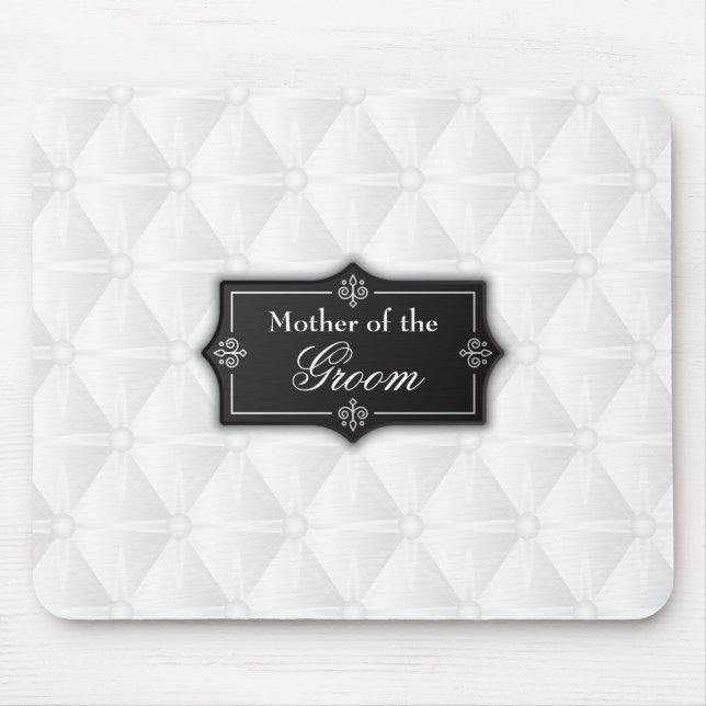 Luxuriöse Mutter der Groom-Hochzeit | Mousepad (Vorne)